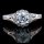1.22 tcw Antique Style Engagement Ring
