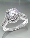 1.50 TCW Vintage Engagement Ring
