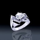 1.60 tcw Unique Engagement Ring