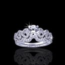 .80 tcw Stunning Hearts Diamond Engagement Ring