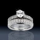 2.88 ctw Dazzling Bridal Set