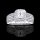 1.17 tcw Radiant Cut Halo Engagement Ring  1.17 tcw Radiant Cut Halo Engagement Ring