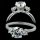 1.39 ctw Three Stone Engagement Ring