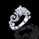 1.40 tcw Unique Engagement Ring