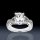 1.55 ctw Intertwined Pave Set Engagement Ring