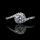 .76 tcw Swirl Diamond Engagement Ring  .76 tcw Swirl Diamond Engagement Ring