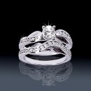 1.23 tcw Stunning Bridal Set