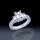 1.44 tcw Three Stone Emerald Engagement Ring