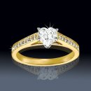 1.25 tcw Heart Shape Engagement Ring