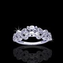 .80 tcw Stunning Hearts Diamond Engagement Ring