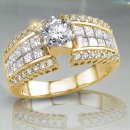 2.60 TCW Princess Engagement Ring