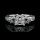 .75 tcw Princess Cut Antique Inspired Egagement Rings