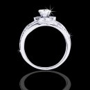 1.0 tcw Intertwined Engagement Ring