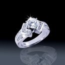 1.05 tcw Classy Engagement Ring