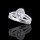1.40 tcw Oval Halo Diamond Engagement Ring