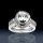 1.08 ctw Diamond Halo Bridal Set