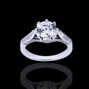 .78 tcw Gorgeous Antique Style Engagement Ring