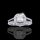 1.25 tcw Princess Halo Diamond Engagement Ring  1.25 tcw Princess Halo Diamond Engagement Ring