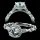 1.13 ctw Micro Pave Engagement Ring