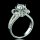 1.50 tcw Vintage Style Engagement Ring