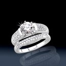 1.75 ctw Pave Set Bridal Set