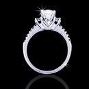 1.30 tcw Princess Cut Engagement Ring