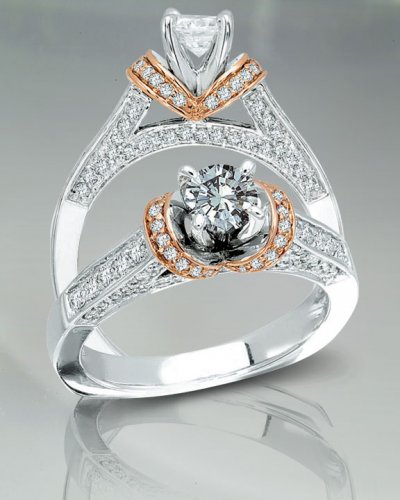 1.80. TCW Pedestal Engagement Ring