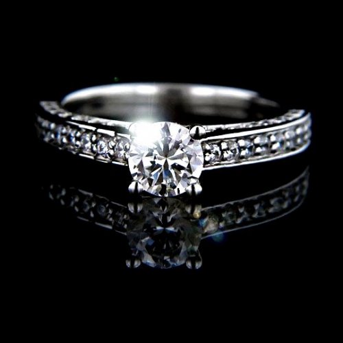 1.77 tcw Brilliant Round Cut Engagement Ring