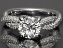 Intertwined 2.50 tcw Engagement Ring  Intertwined 2.50 tcw Engagement Ring