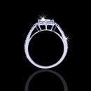 1.50 tcw Unique Halo Engagement Ring