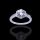 1.0 tcw Unique Halo Engagement Ring  1.0 tcw Unique Halo Engagement Ring