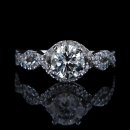 .90 tcw Intertwined Egagement Ring