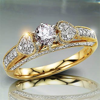 1.20 TCW Heart Engagement Ring